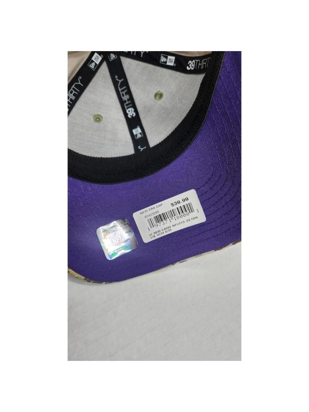 Minnesota Vikings New Era 2023 Salute To Service 39THIRTY Flex Hat Camo Size S/M - Picture 10 of 11
